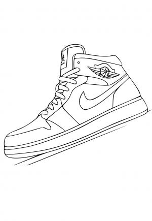 Free printable nike coloring pages for adults and kids