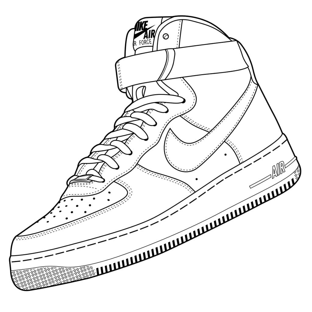 Nike coloring pages