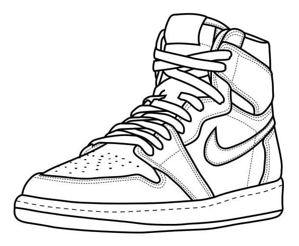 Pin by pat on bricolage how to draw jordans jordans coloring pages