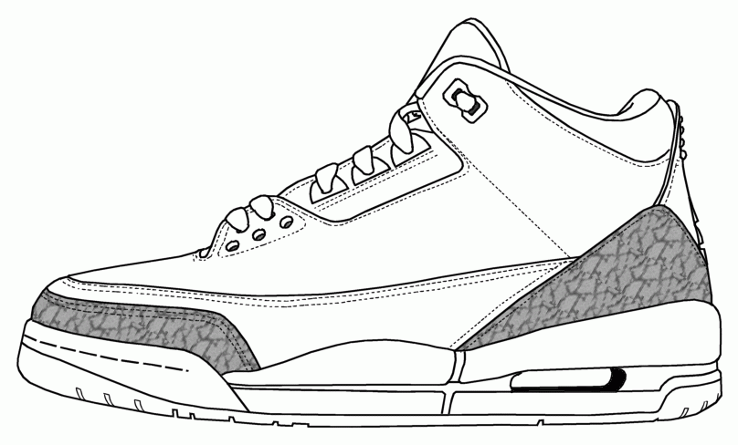 Free jordan shoe coloring pages download free jordan shoe coloring pages png images free cliparts on clipart library