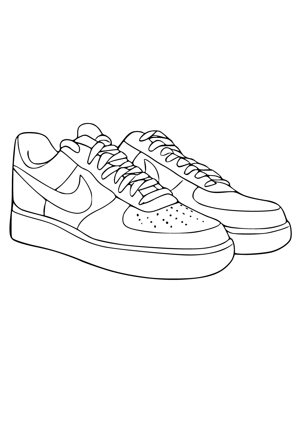 Free printable nike logo coloring page sheet and picture for adults and kids girls and boys