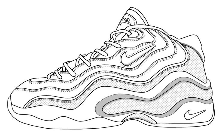 Nikes shoes coloring pages coloring pages nike free runners kd shoes