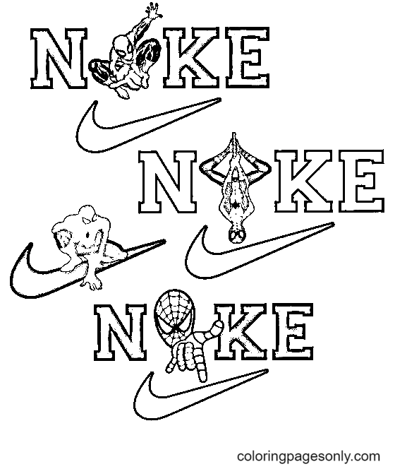 Nike coloring pages printable for free download