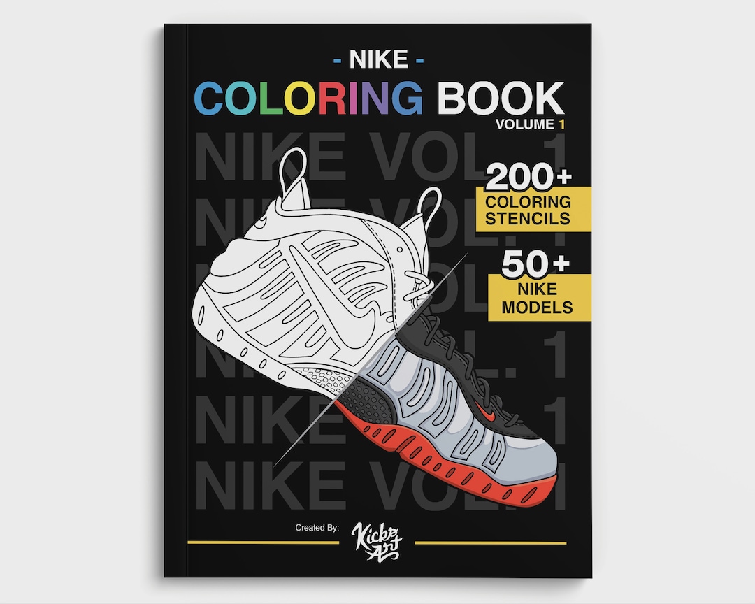 Nike coloring book vol created by kicksart