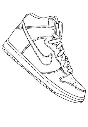 Free printable nike coloring pages for adults and kids