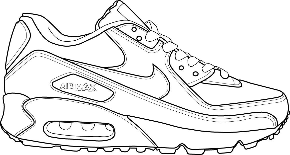 Download or print this amazing coloring page shoe coloring sheet sneakers sketch shoes clipart nike drawing