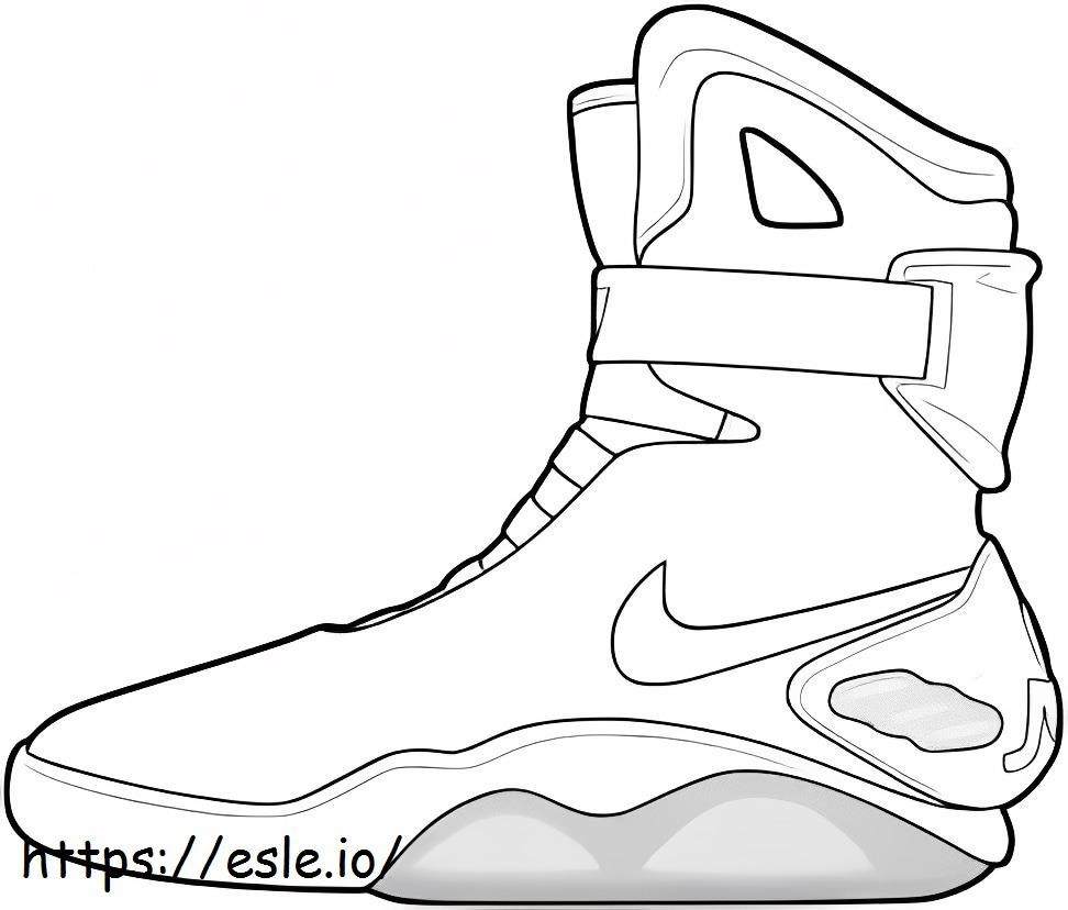 Nike shoes coloring page