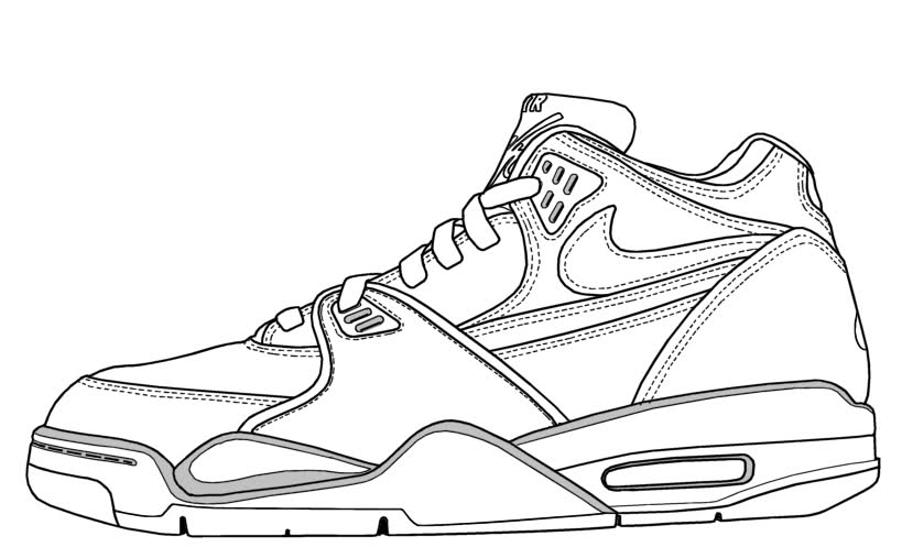 Nike coloring pages