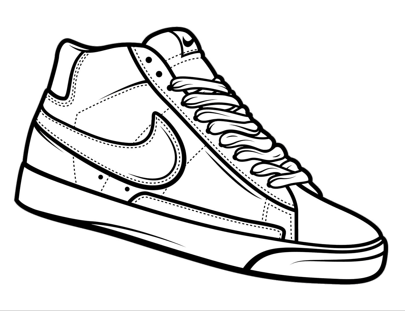 Nike coloring pages