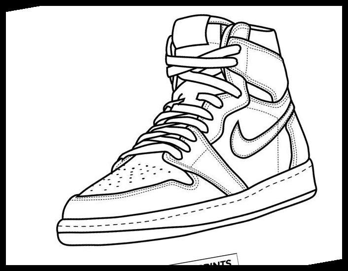 Free sneakprints sneaker coloring pages shoes drawing tutorial sneakers drawing shoes drawing sneakers sketch