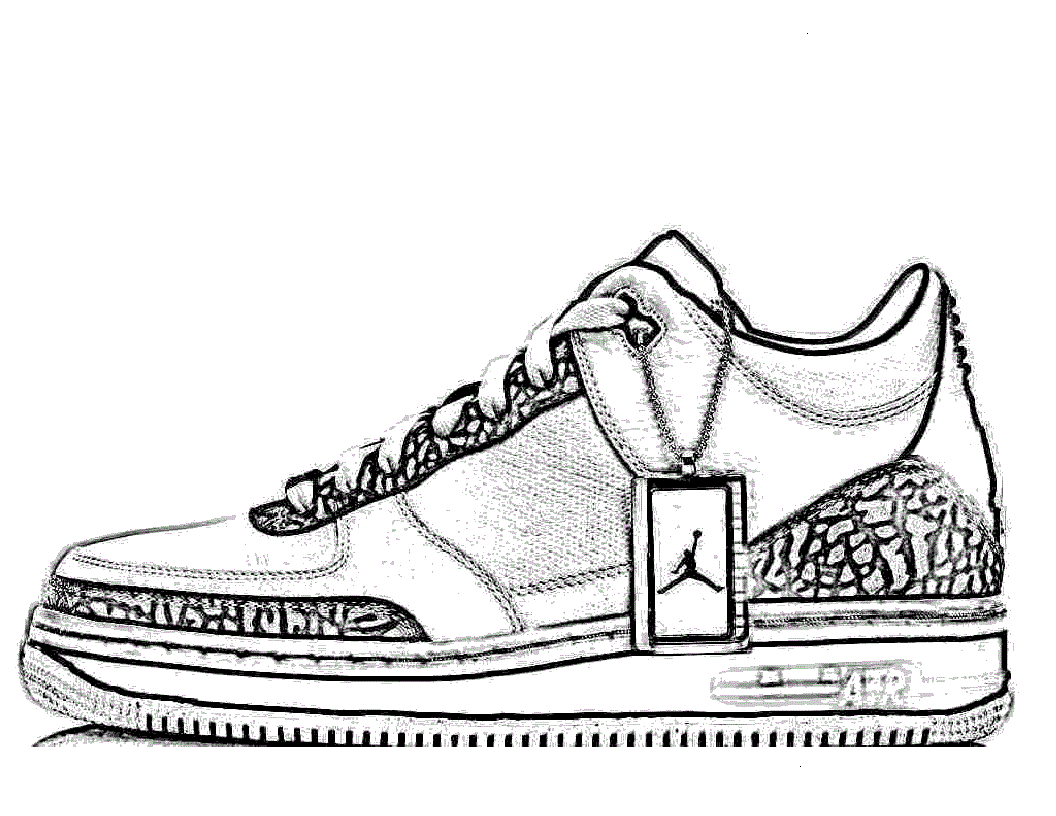 Free jordan shoes coloring page download free jordan shoes coloring page png images free cliparts on clipart library