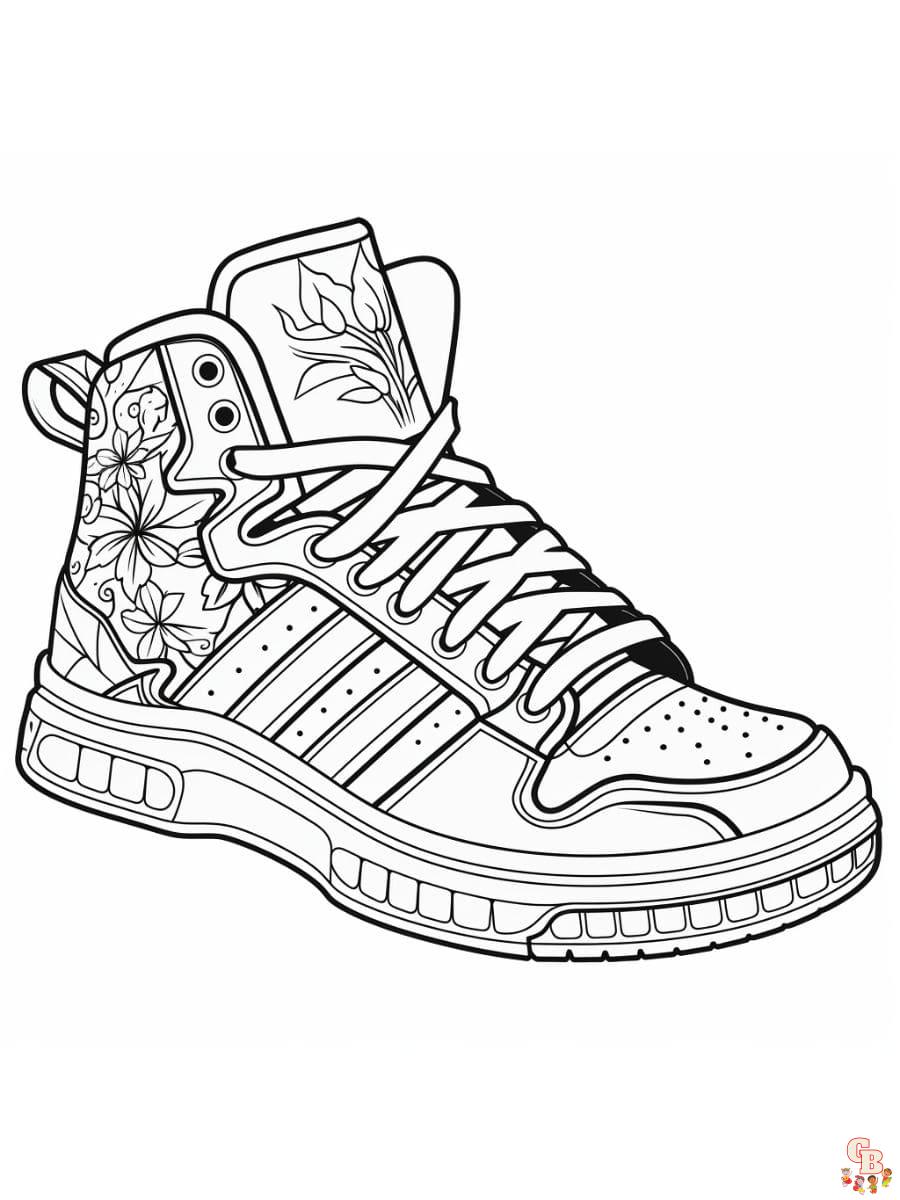 Printable adidas coloring pages free for kids and adults