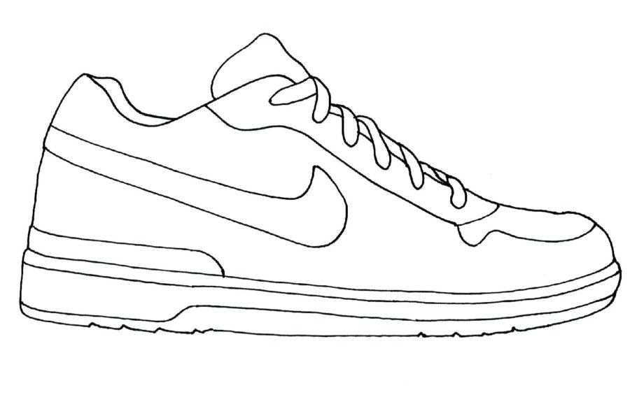 Sneaker coloring pages by coloringpageswk on