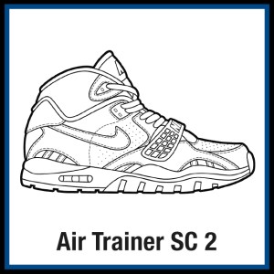 Free sneaker coloring pages