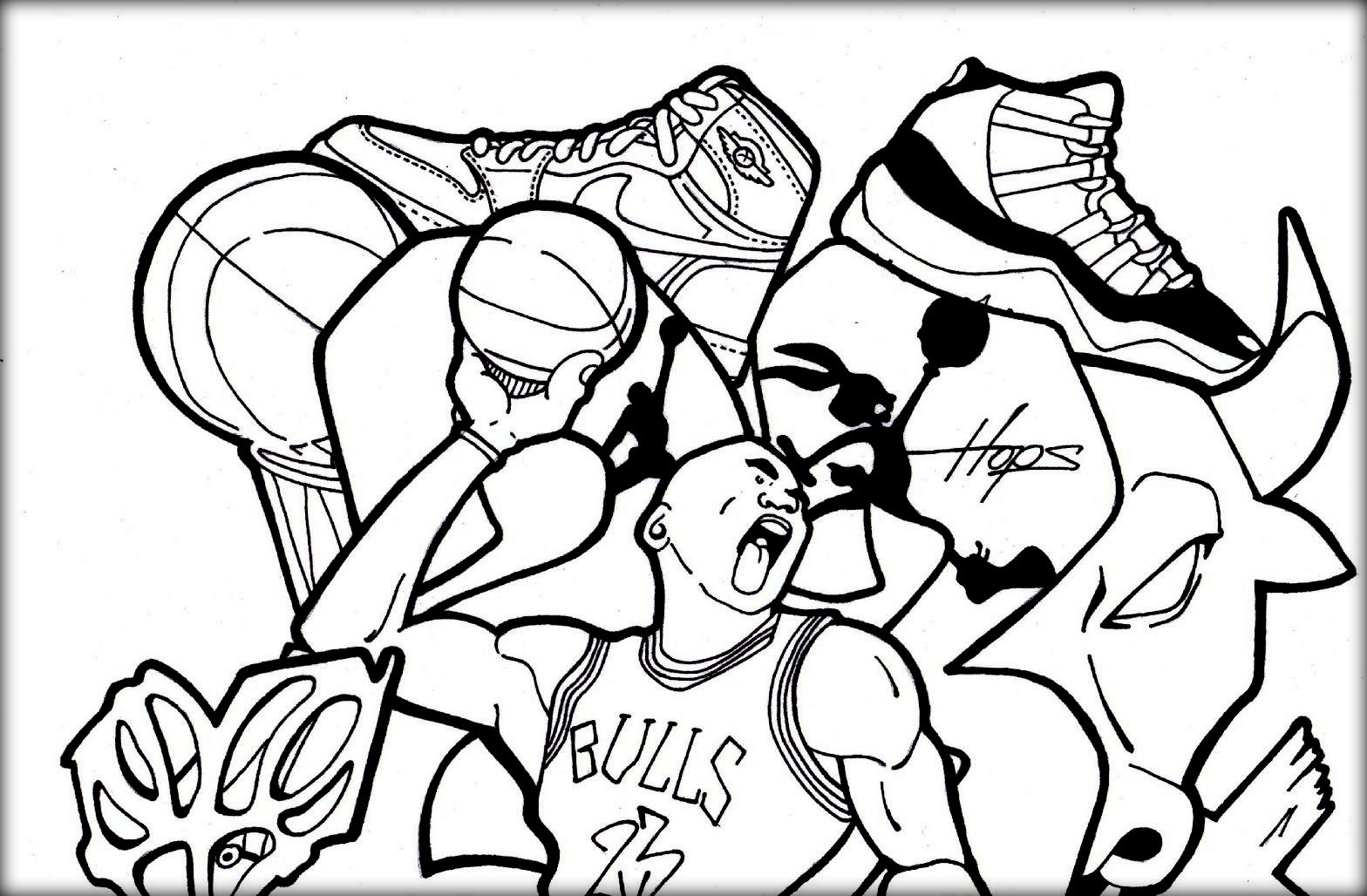 Nike coloring pages