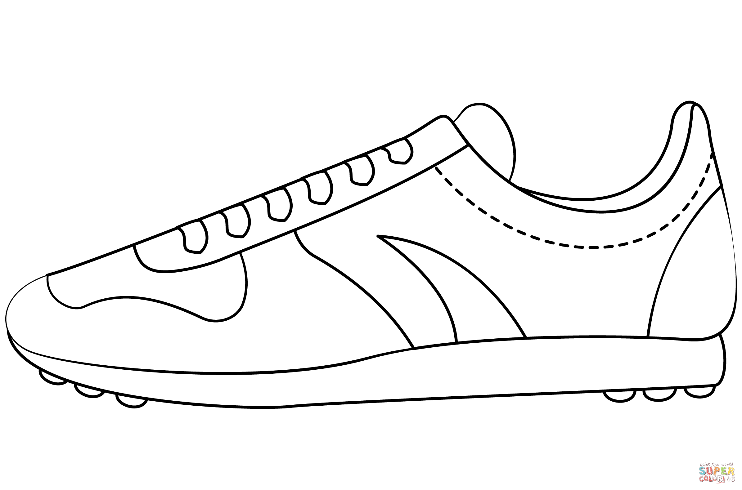 Sneaker coloring page free printable coloring pages