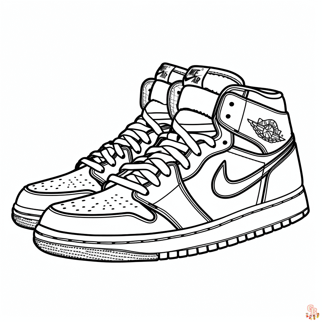 Printable jordan coloring pages free for kids and adults