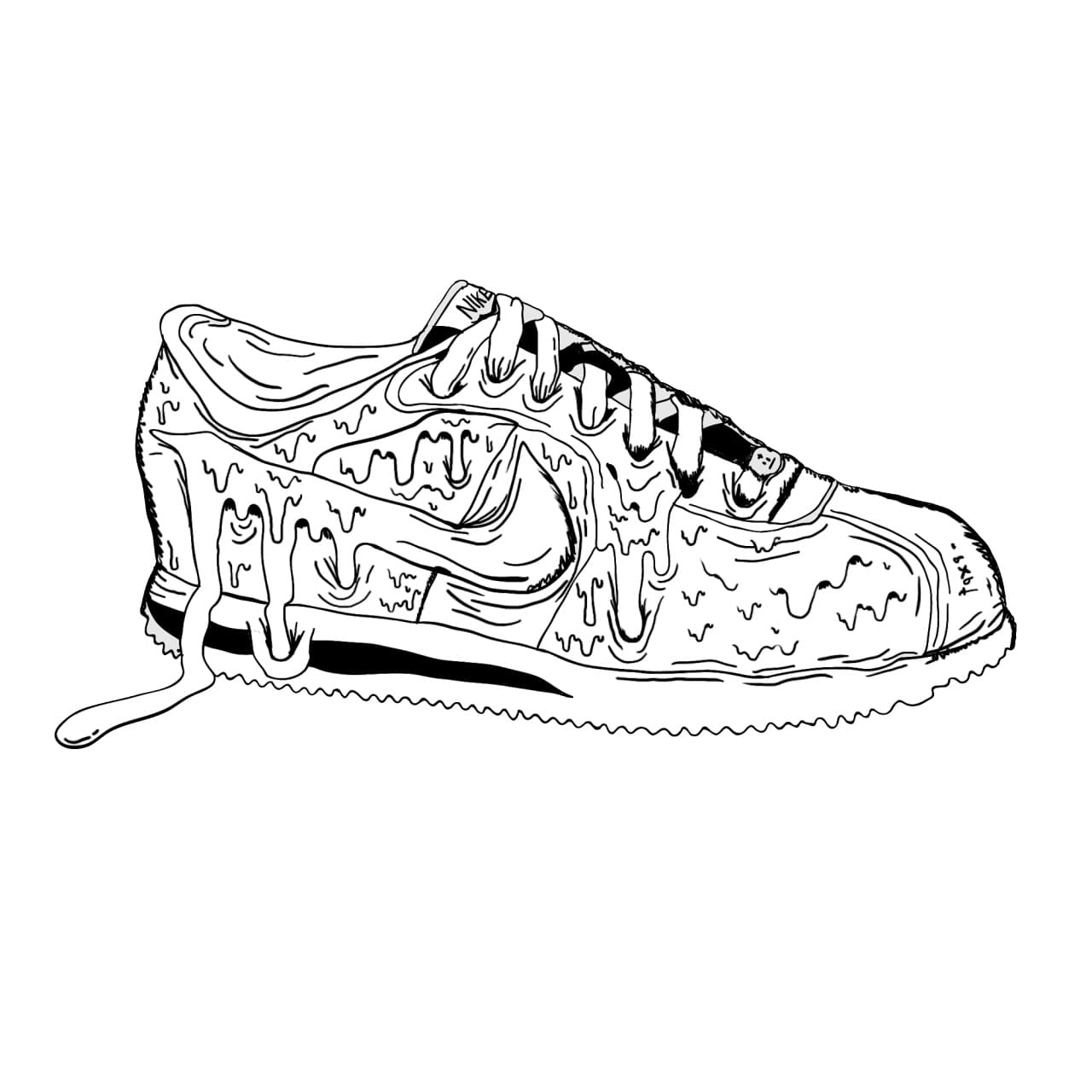 Nike coloring pages