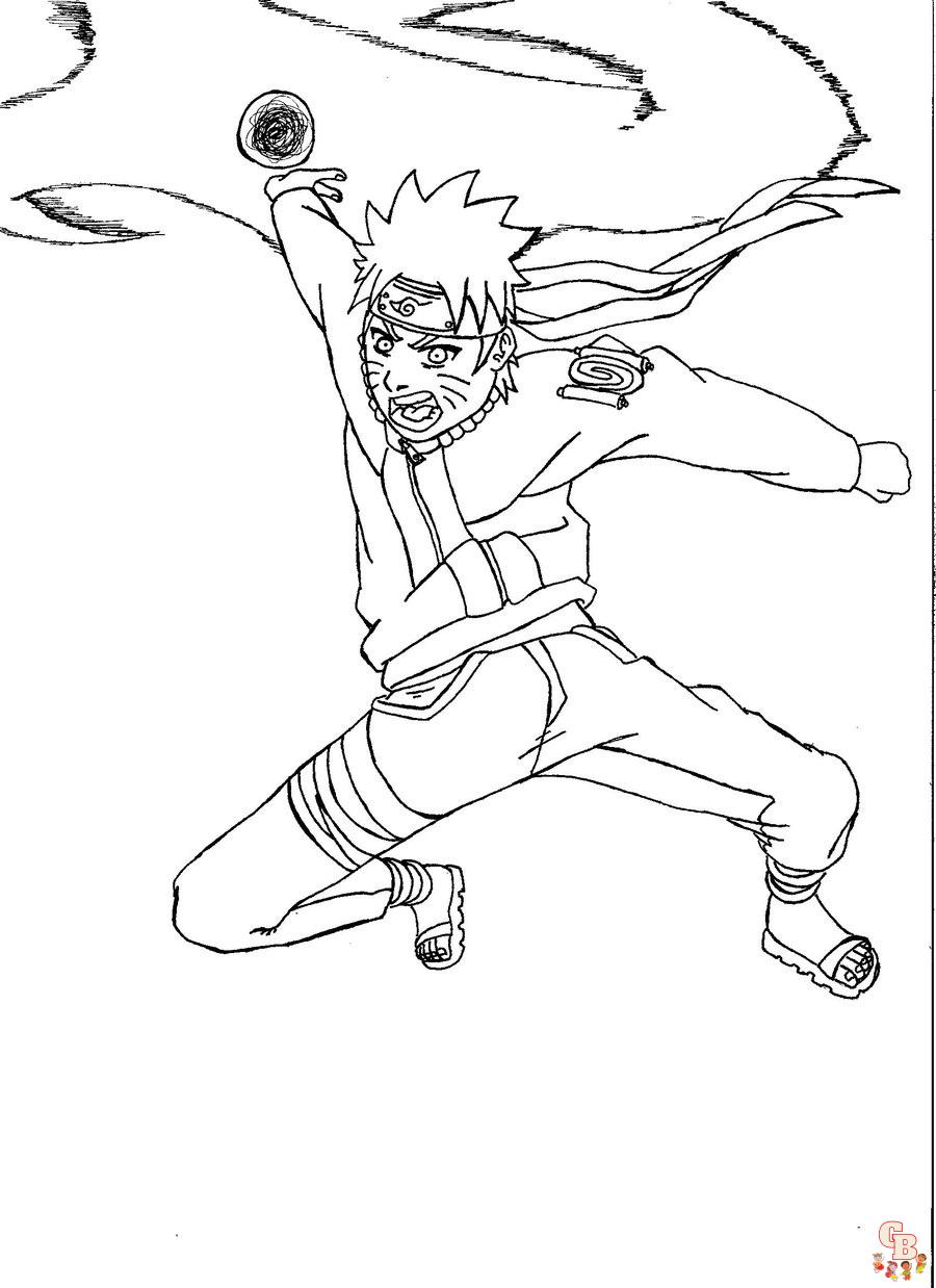 Free naruto coloring pages for kids and adults