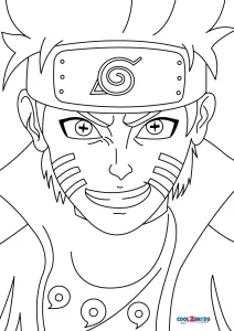 Free printable naruto coloring pages for kids