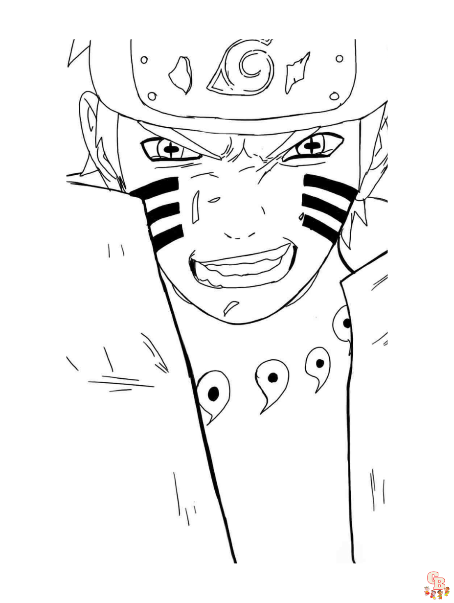 Free naruto coloring pages for kids and adults