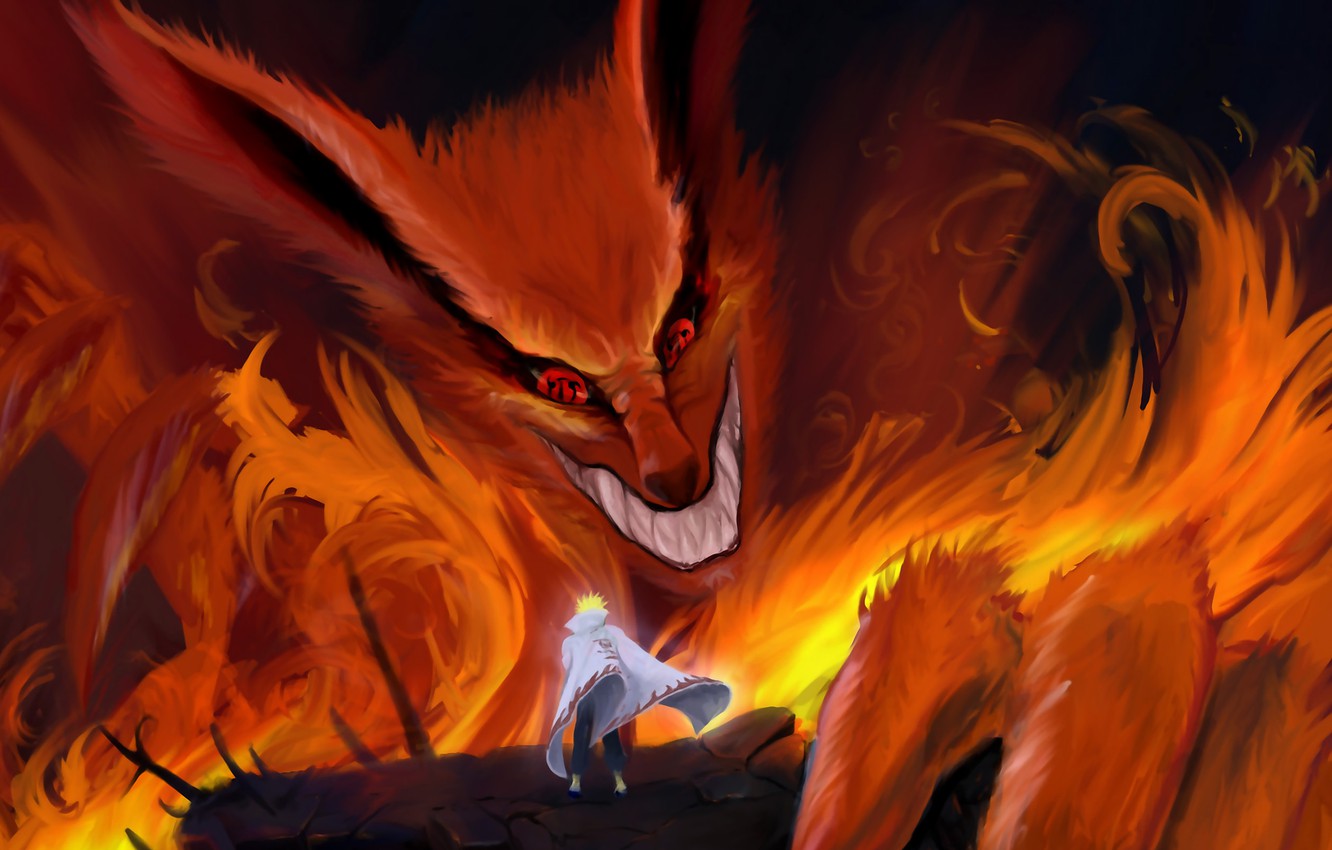 Download Free 100 + nine tails cloak naruto Wallpapers