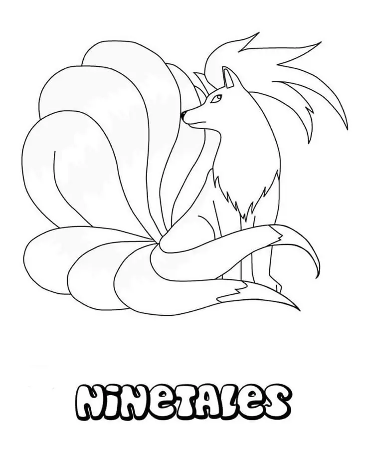 Ninetales malvorlagen