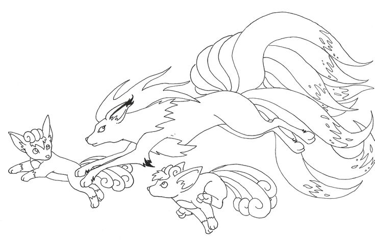 Vulpix and ninetales pokemon coloring pages pokemon coloring pages pokemon coloring coloring pages