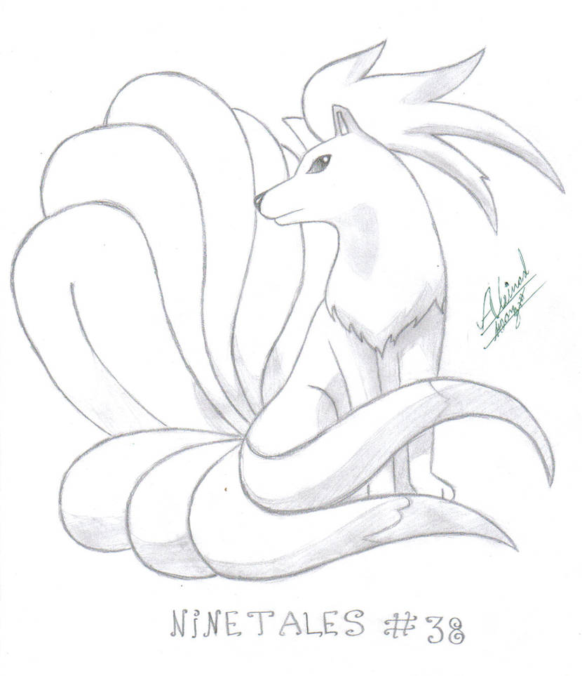 Pokemon ninetales by zuhari on