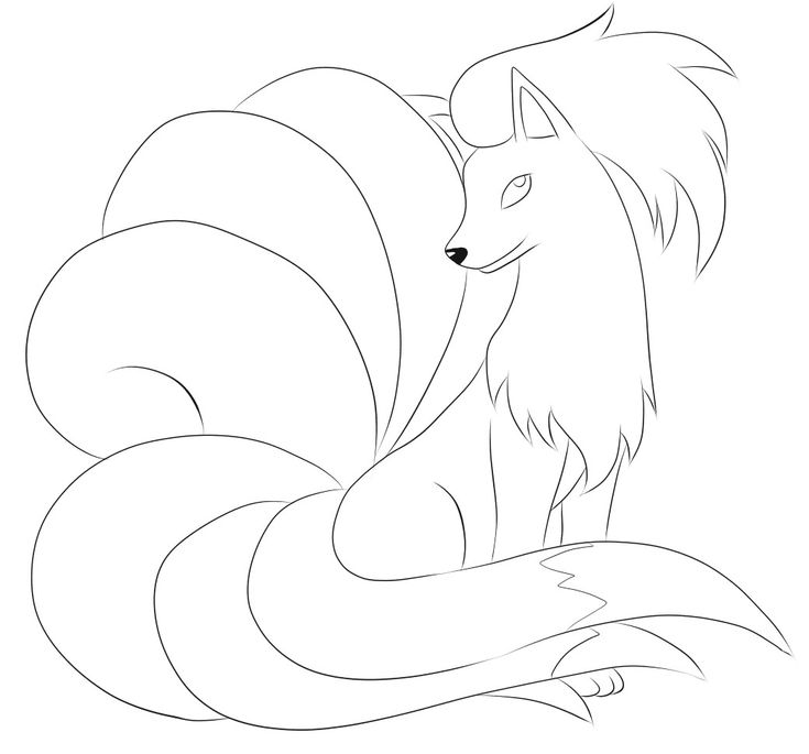 Pokemon ninetales coloring pages pokemon coloring pages pokemon coloring pikachu coloring page