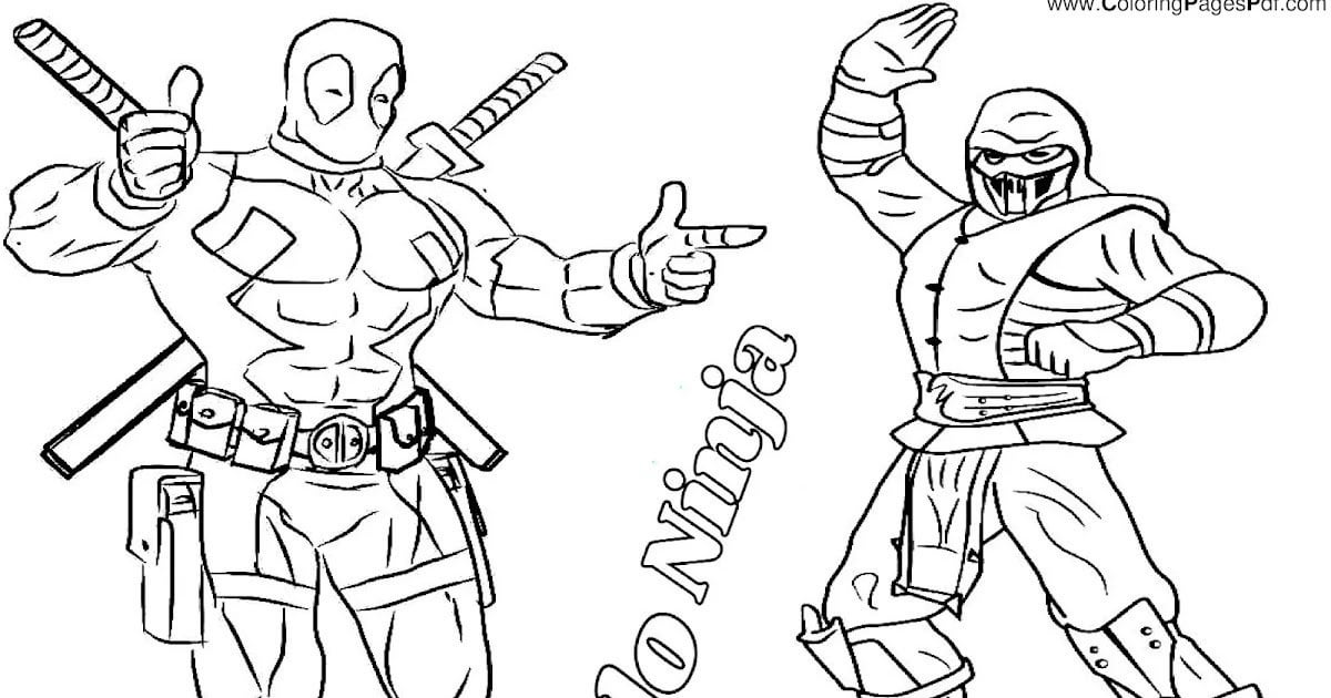 Hello ninja coloring pages rcoloringpagespdf