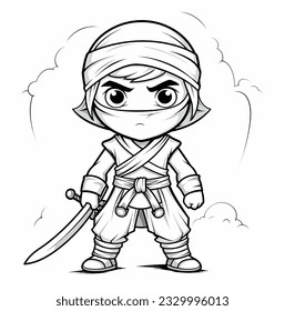 Ninja coloring images stock photos d objects vectors