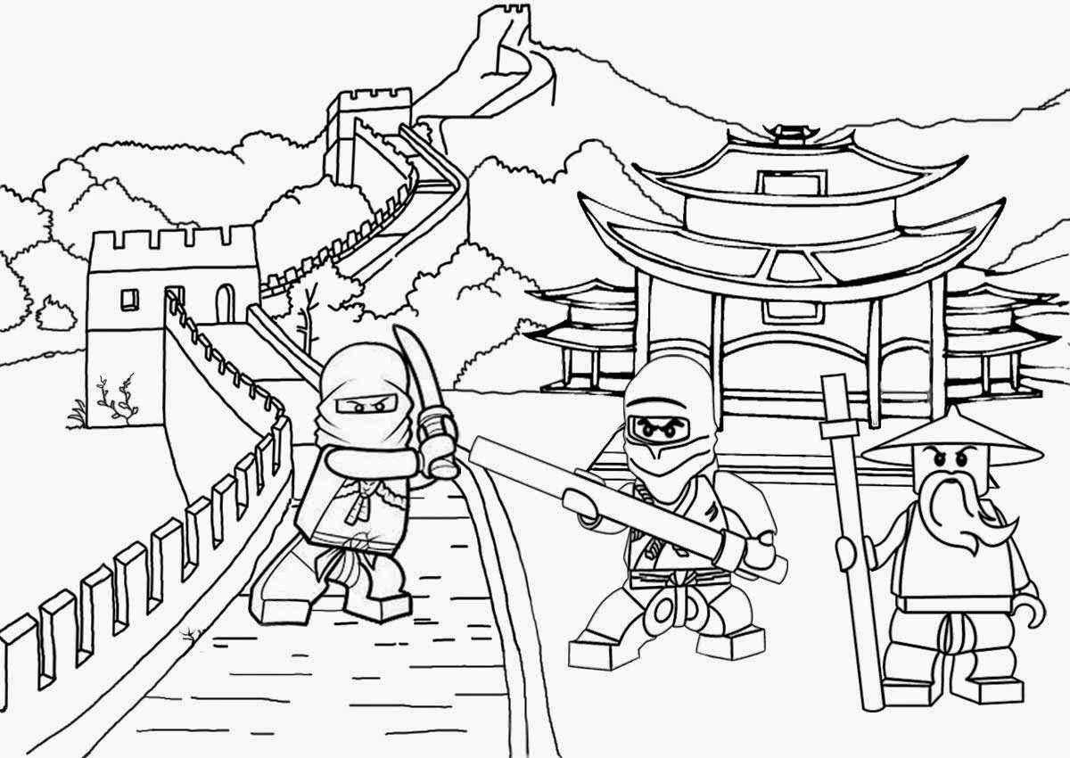 Lego ninjago coloring pages