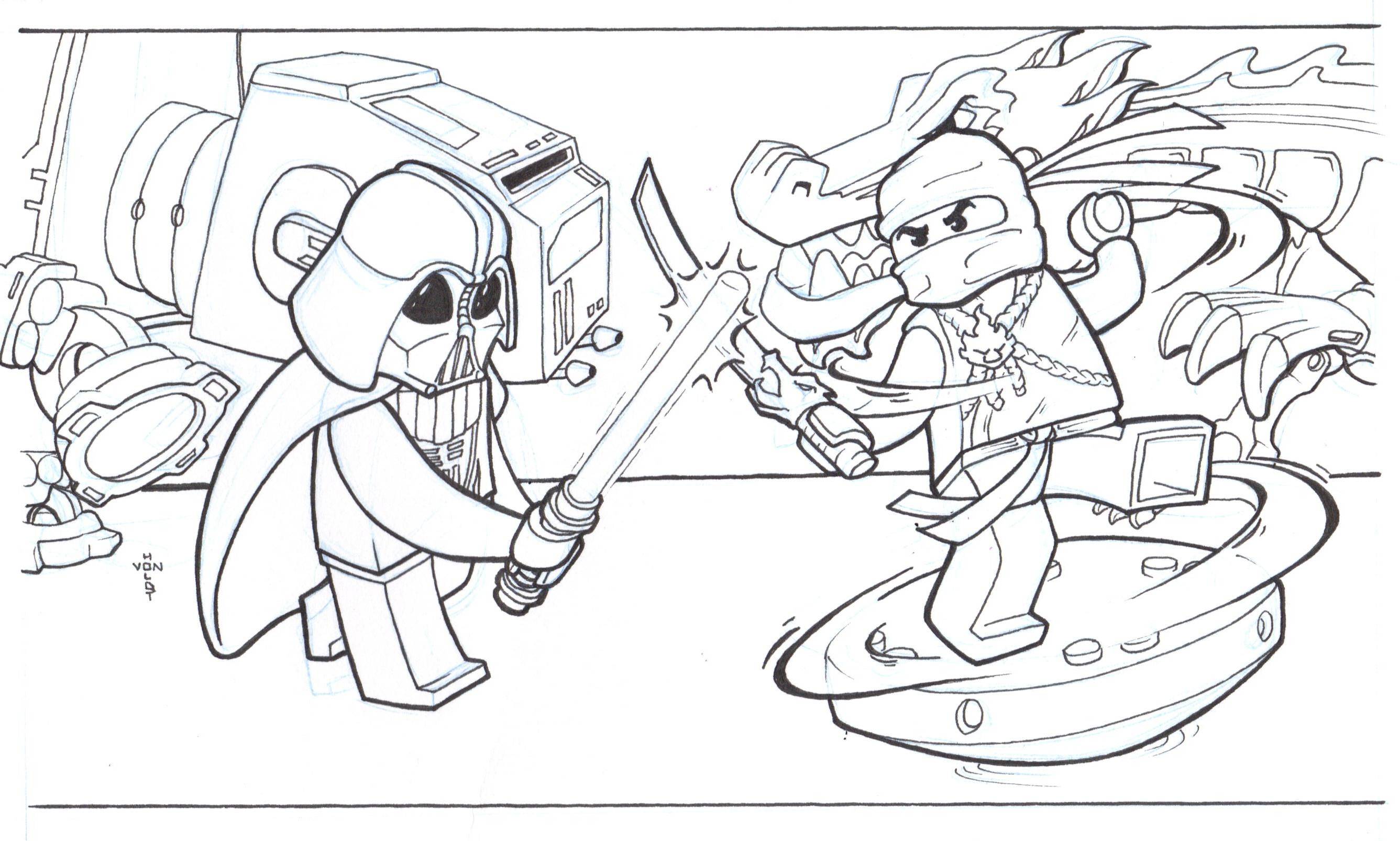 Free printable ninjago coloring pages for kids