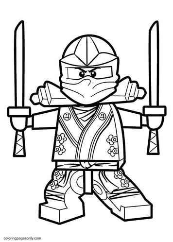 Ninja coloring pages