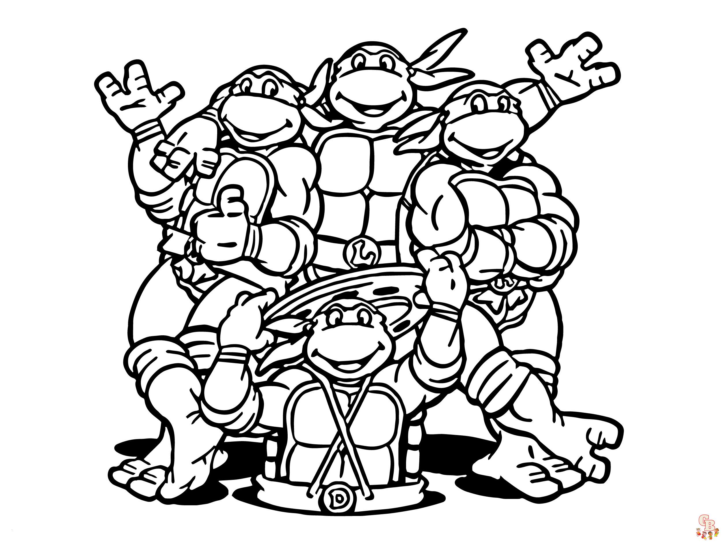 Ninja coloring pages