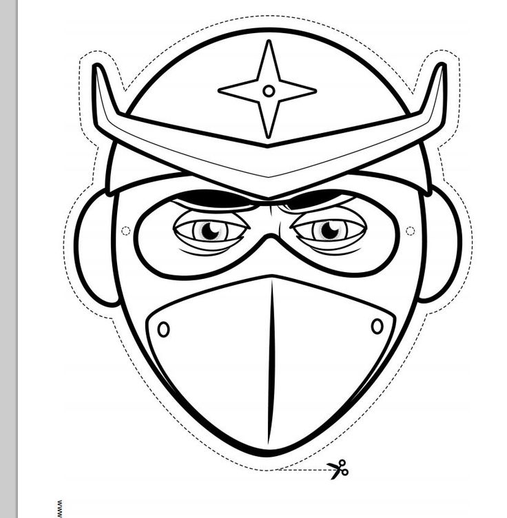 Pin by chantal jacquinet on masques colorier et non colorier ninja mask coloring pages coloring mask