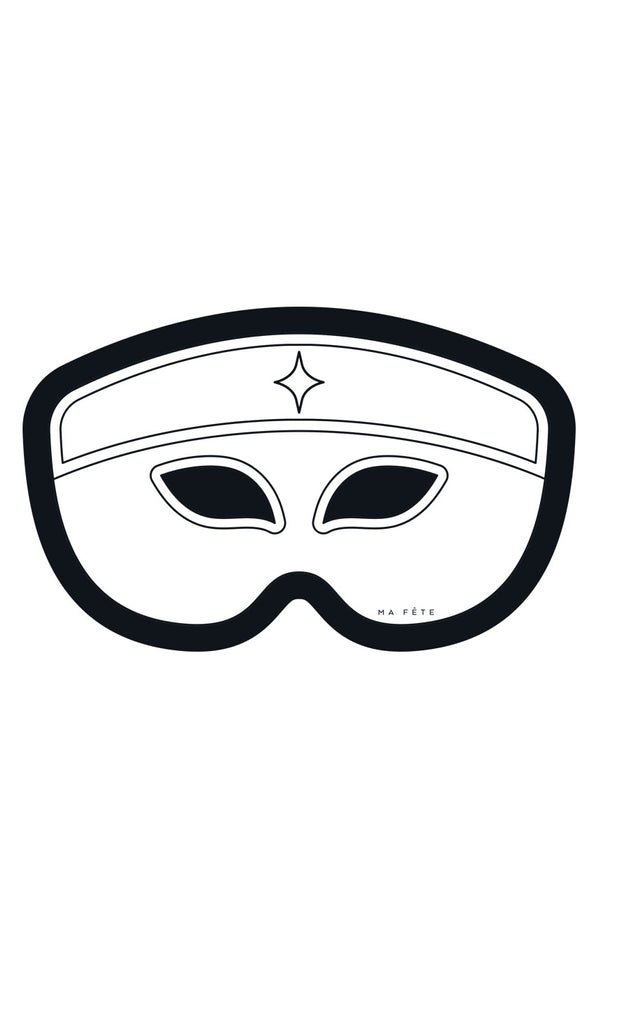 Free diy ninja mask printable for kids party â ma fãte