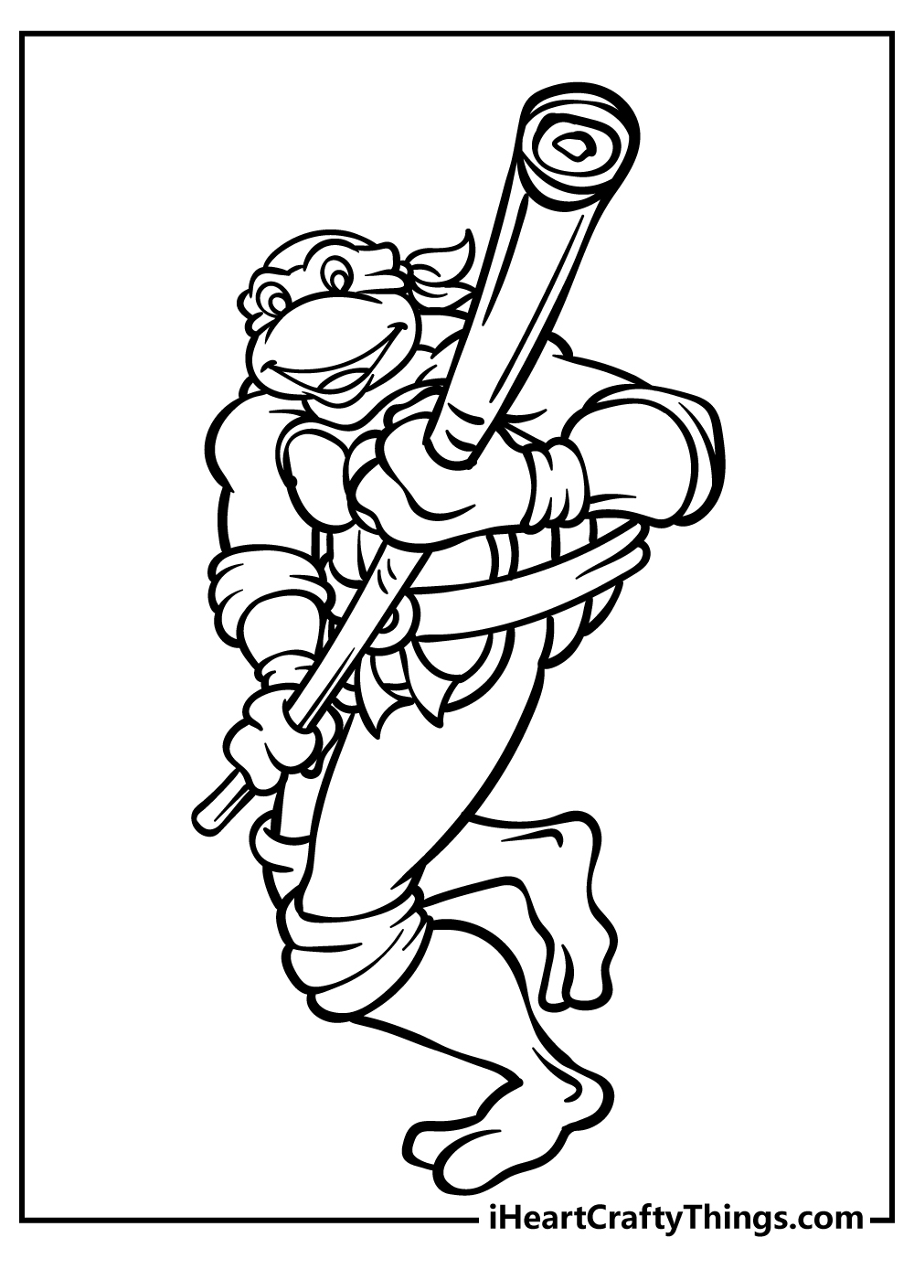 Ninja turtles coloring pages free printables