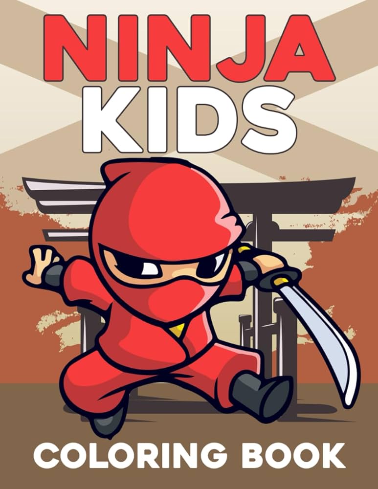 Ninja kids loring book unique and beautiful movie loring pages for girls boys aged