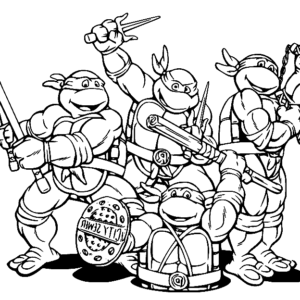 Ninja coloring pages printable for free download