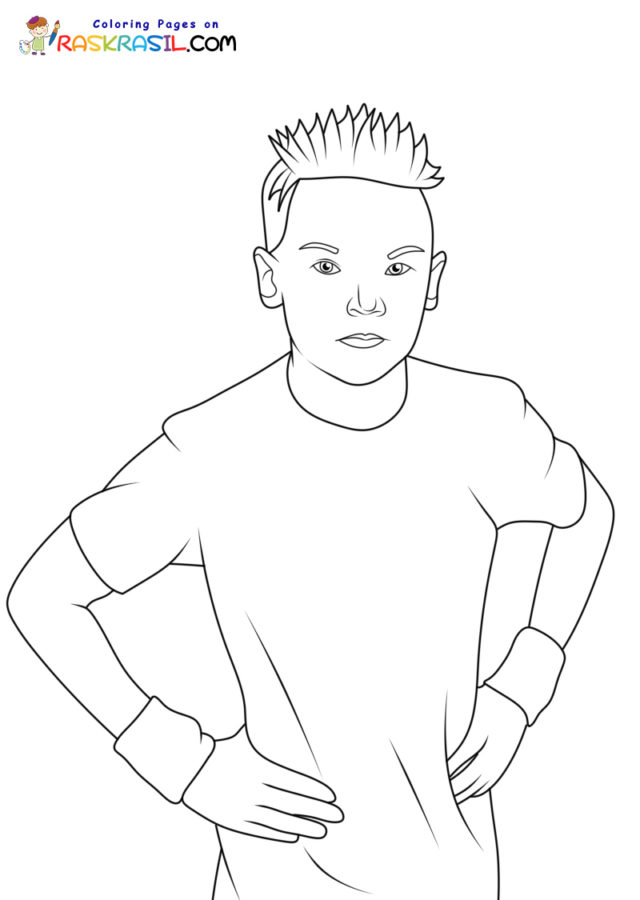 Ninja kidz coloring pages