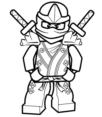 Ninja coloring pages