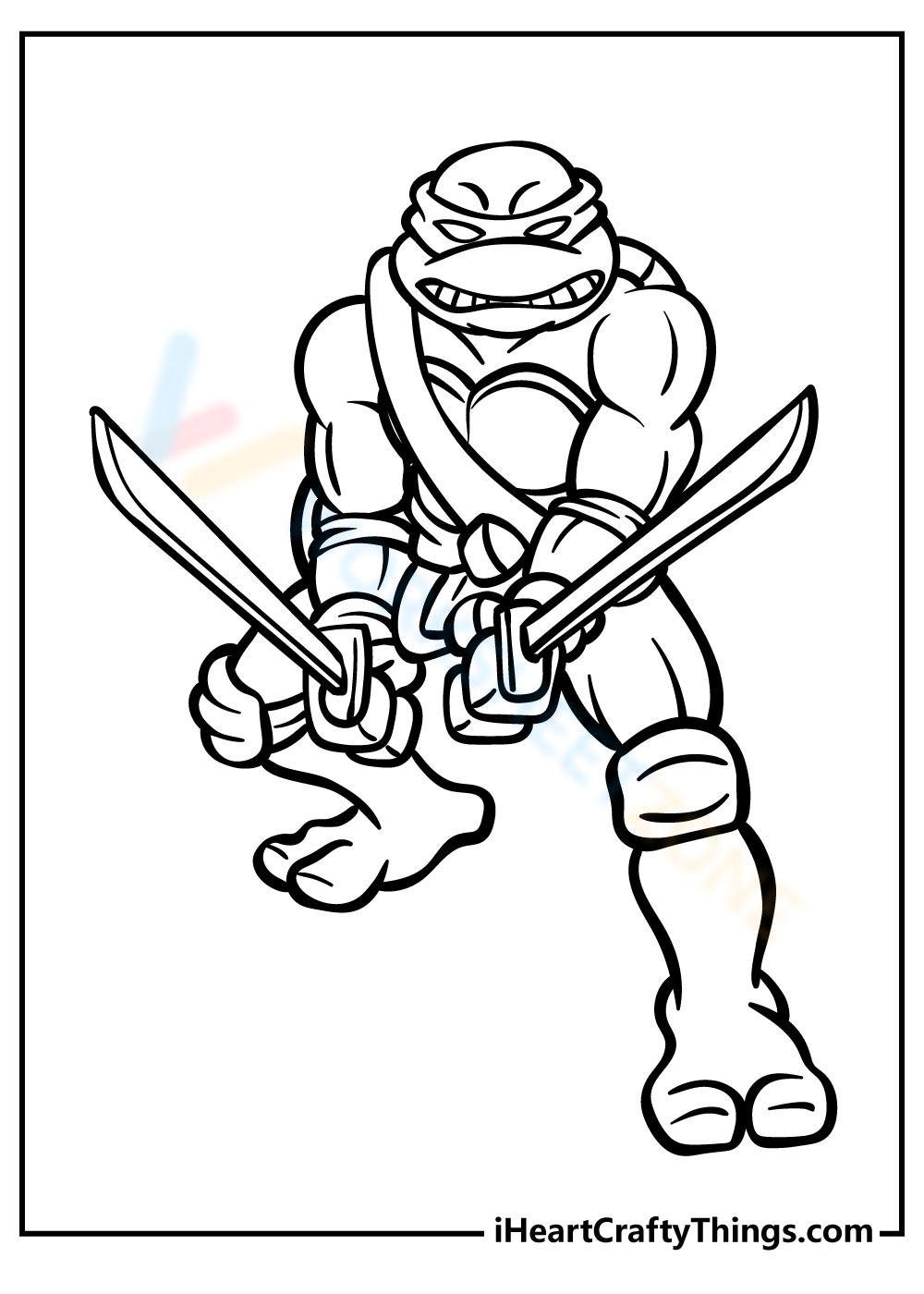 Free printable ninja turtles coloring pages for all ages