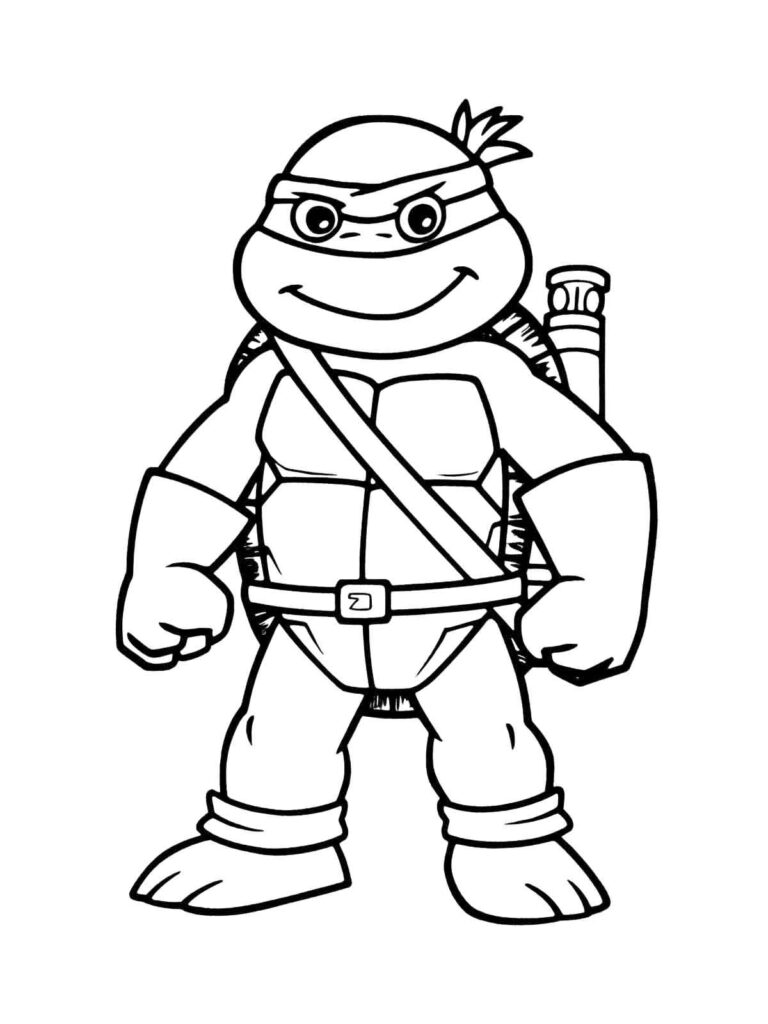 Teenage mutant ninja turtles coloring pages