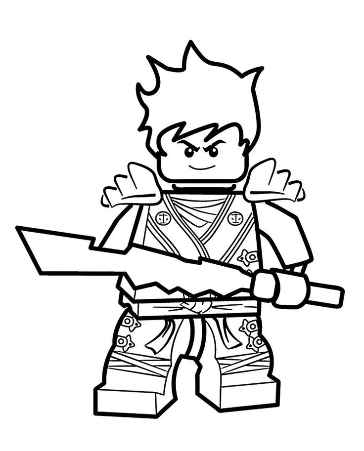 Lego ninjago coloring pages pdf to improve your kids coloring skill