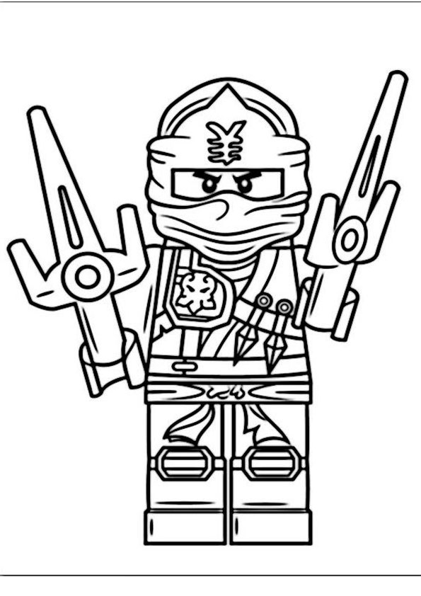 Coloring pages ninja coloring page