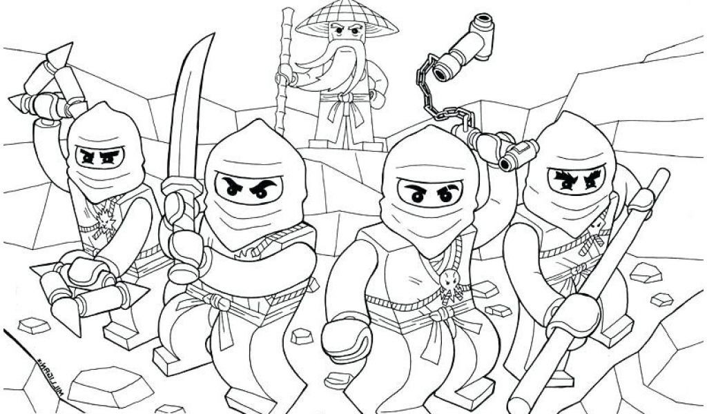 Coloring pages amazing free ninja coloring pages