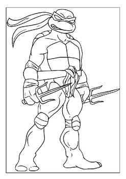 Unleash creativity with printable teenage mutant ninja turtles coloring pages