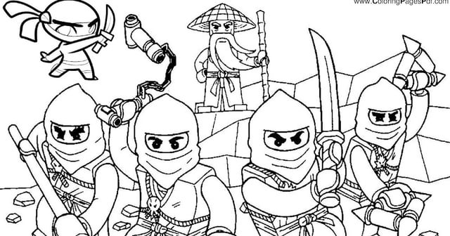 Ninja coloring pages rcoloringpagespdf